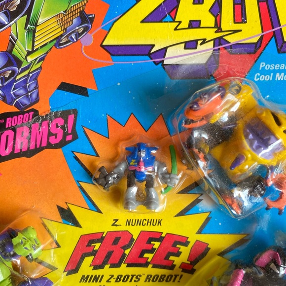 1994 Micro Machines Zbots new in package figures poseable robots - Picture 2 of 8
